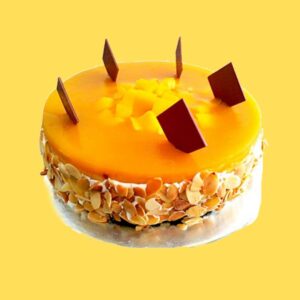 Mango Fruit Eggless Cake